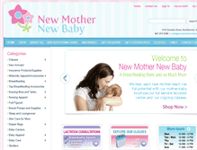 Tablet Screenshot of newmothernewbaby.com